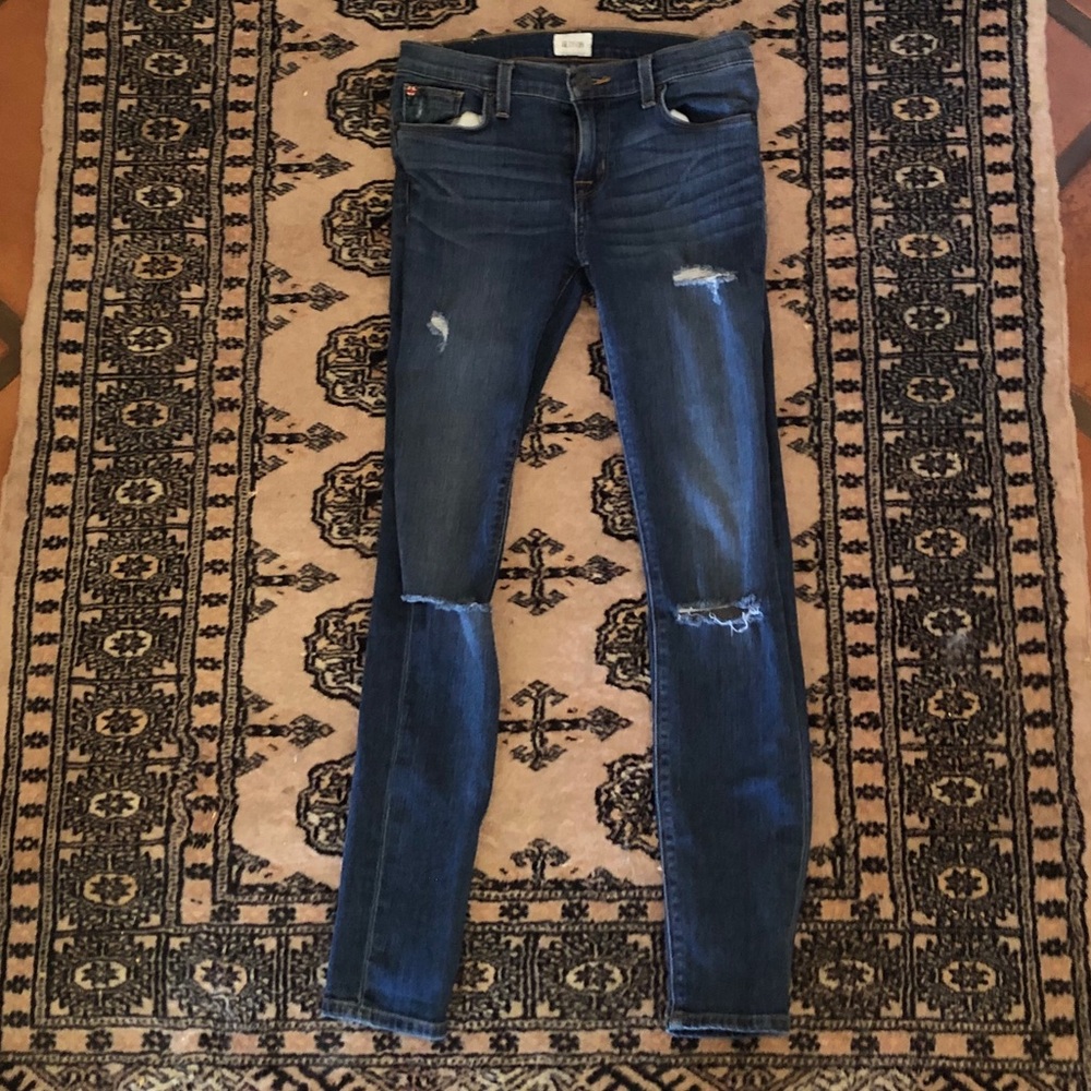 Hudson Low-Rise Super Skinny Jeans